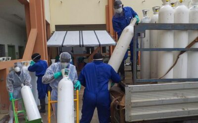 Covid-19 Oxygen Gas Pipeline Installation for The Port Harcourt Isolation center